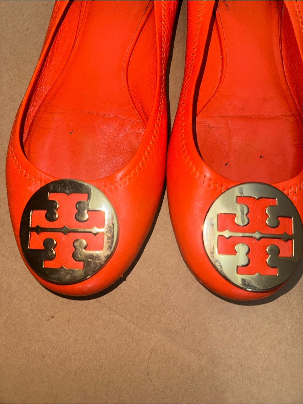 Tory Burch Ballet flats orange size 9 - Picture 9 of 9